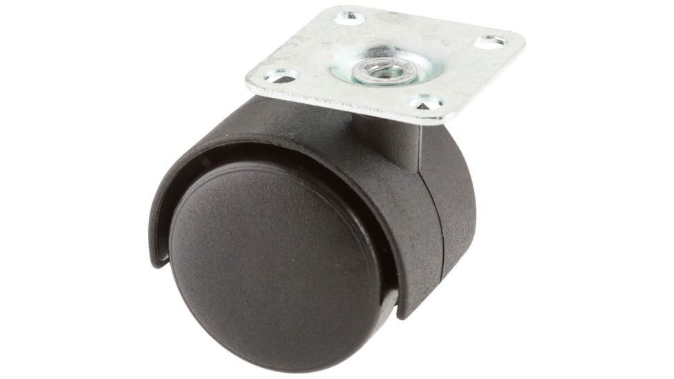 Steelex 1-1/2in Nylon Swivel Caster, Plate Mount D2631
