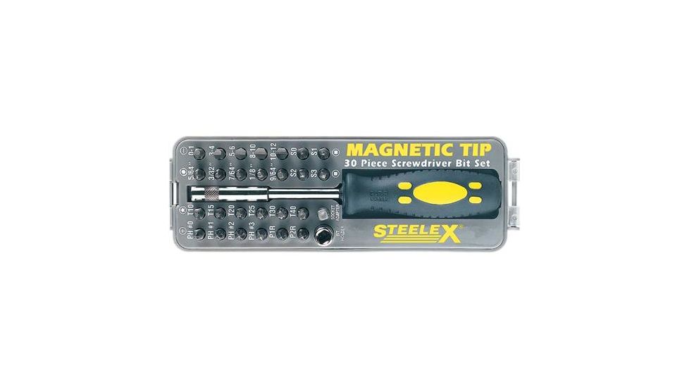 Steelex 30 Pc. 26 Bit Magnetic Screwdriver Set D2032