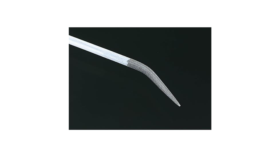 Steelex 5 Pc. Extra-Fine Curved Needle Nose File Set, 5 Different Profiles, 7/32 in. Shank, Large, 7 in. Long D2867