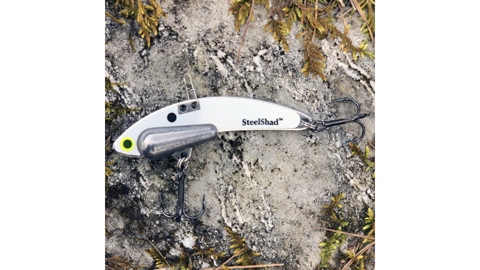 SteelShad Heavy, 1/2 Oz, White Shad, SSL-10125