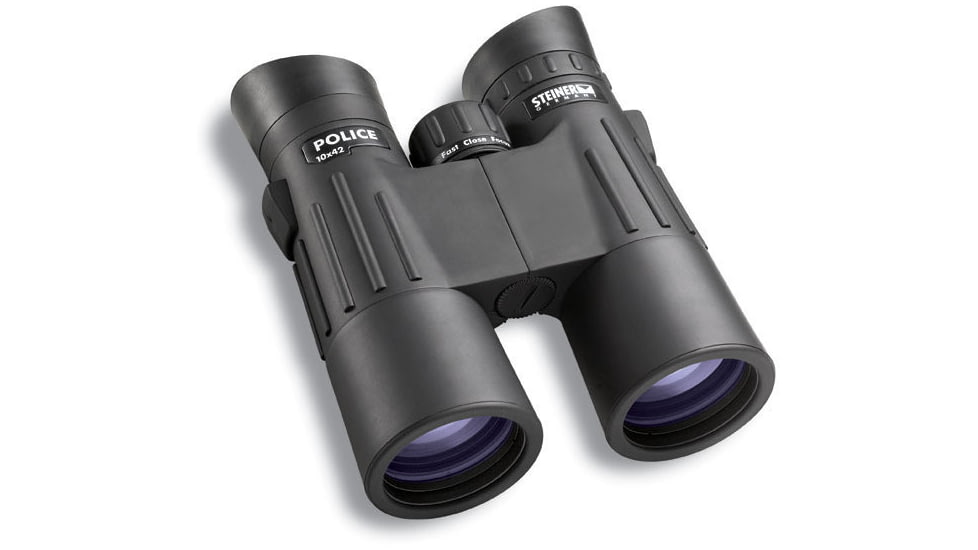 Steiner 10x42 Police Waterproof Roof Prism Binoculars, Matte Black 645
