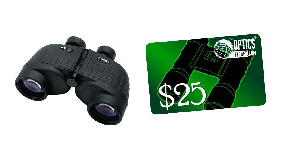 Steiner 10x50 Rallye Waterproof Multicoated Sport Binocular and FREE 25 OpticsPlanet Gift Certificate