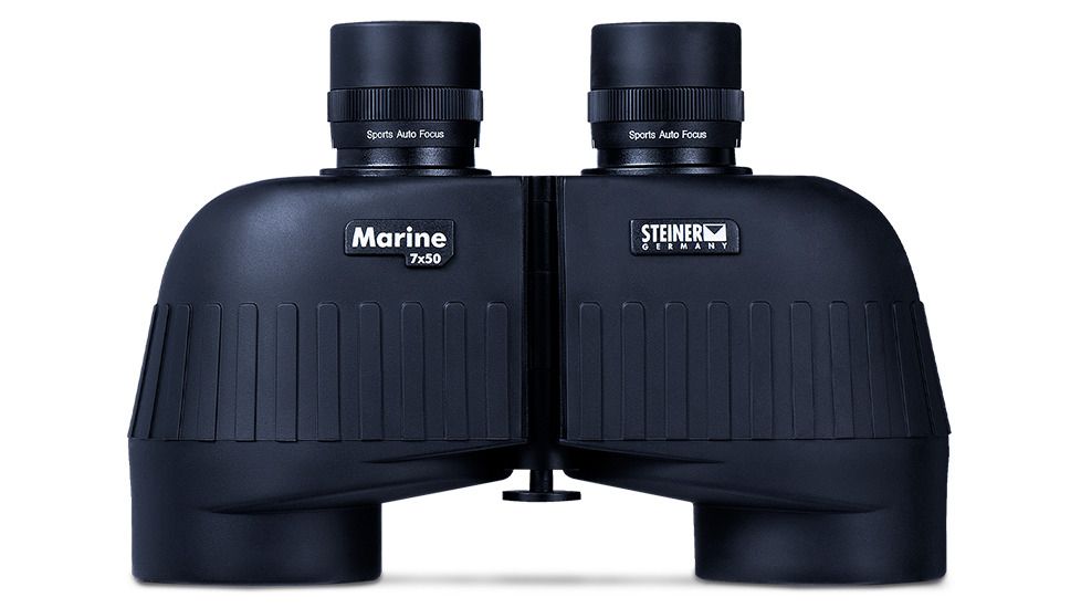Steiner 7x50 Marine Waterproof Rubber Armored Porro Prism Binoculars, Black, New, 575