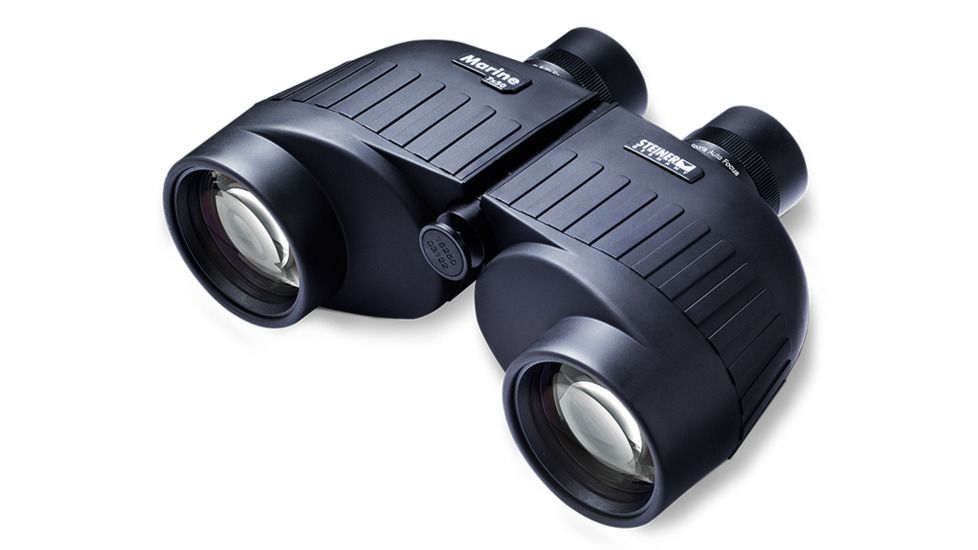 Steiner 7x50 Marine Waterproof Rubber Armored Porro Prism Binoculars, Black, New, 575