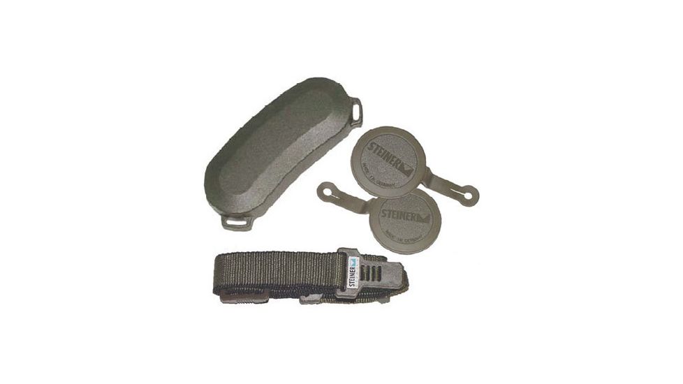 Included Accessories: Rain-Guard, Objective Covers, Strap