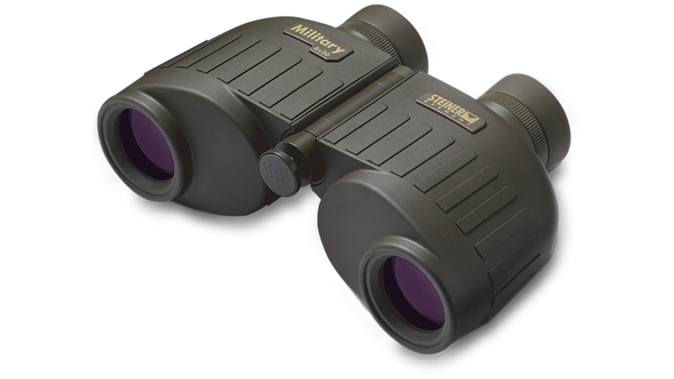 Steiner 8x30mm M30r Military Porro Prism Binoculars with Mil Ranging Reticle, NBR Long Life Rubber Armoring, OD Green, 2640