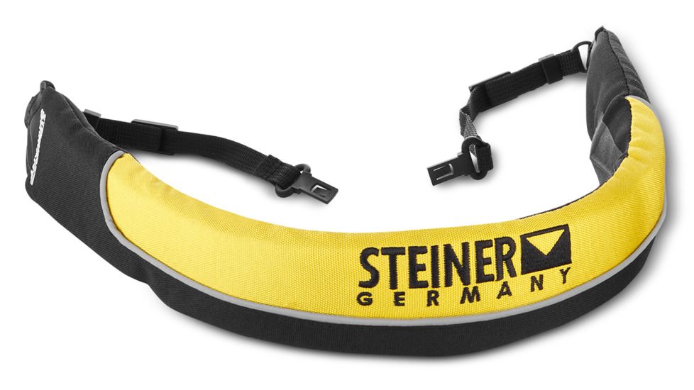 Steiner ClicLoc Binocular Float Strap 7x50 New Navigator Pro, Commander, Commander Global, Yellow, 76803