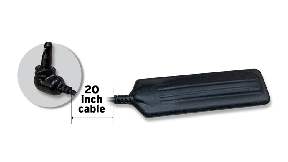 Steiner 20" Right Angle Remote Cable Pressure Pad, Black, 9122