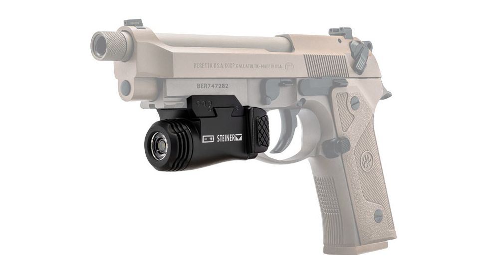 Steiner TOR Fusion Pistol Laser Sight, White/Red, 350 - 470 Lumens, Black, 7005