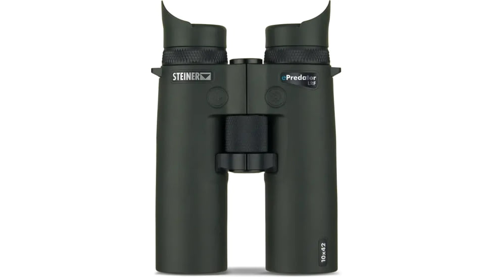 Steiner ePredator, Laser Range Finding Binocular, 10X Magnification, 42mm Objective, Matte Finish, Green, 2060