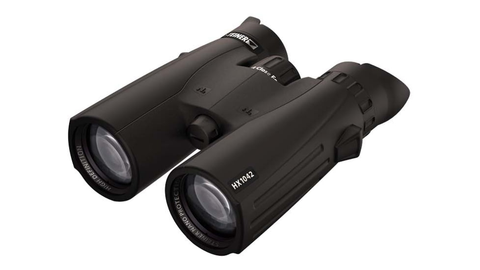 Steiner HX Series 10x42mm Roof Prism Binoculars, NBR Long Life Rubber Armoring, Black, 2015