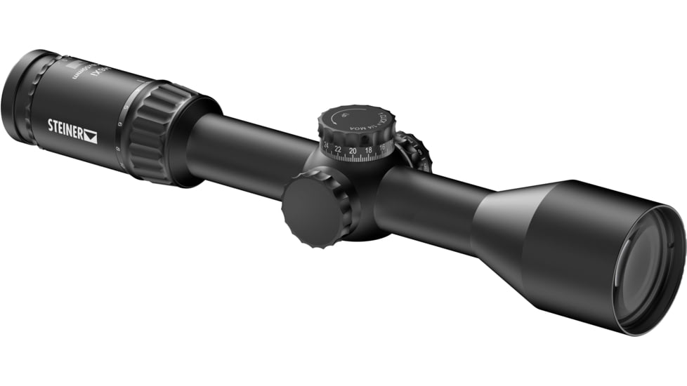 Steiner HX6 3-18x50mm Rifle Scope, 30mm, First Focal Plane, STR-MIL Reticle, Black, 8783