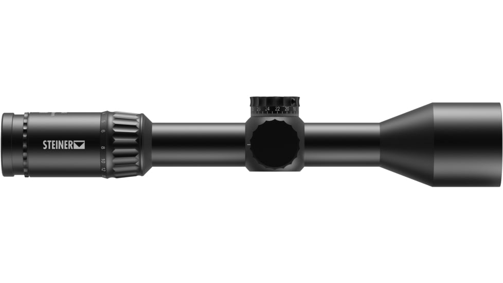 Steiner HX6 3-18x50mm Rifle Scope, 30mm, First Focal Plane, STR-MIL Reticle, Black, 8783