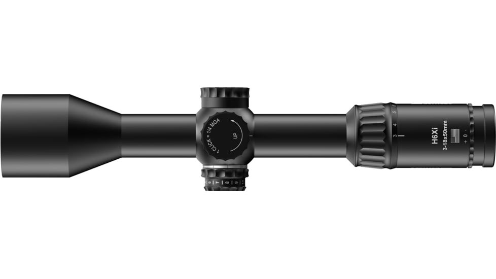 Steiner HX6 3-18x50mm Rifle Scope, 30mm, First Focal Plane, STR-MIL Reticle, Black, 8783