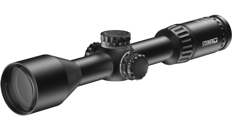 Steiner HX6 3-18x50mm Rifle Scope, 30mm, First Focal Plane, STR-MIL Reticle, Black, 8783