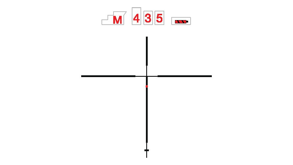 Steiner Intelligent Combat Sight Rifle Scope, 6x40mm, ICS Reticle, Matte, Black, 8790