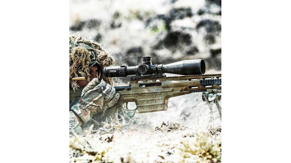 Steiner M5Xi Military Scopes Rifle Scope, 5-25x56mm, 34mm Tube, First Focal Plane, MSR2 Reticle, Matte, Black, 8704-MSR V2