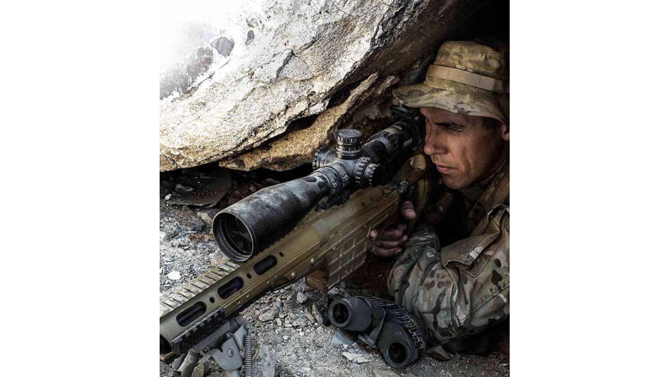 Steiner M5Xi Military Scopes Rifle Scope, 5-25x56mm, 34mm Tube, First Focal Plane, MSR2 Reticle, Matte, Black, 8704-MSR V2