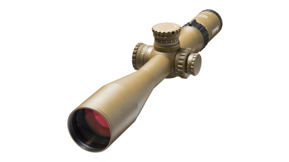 Steiner M5Xi Military 5-25x56 mm Rifle Scope, 34 mm Tube, First Focal Plane, Coyote Brown, Matte, Red Horus H59 Reticle, Mil Rad Adjustment, 8709-H59