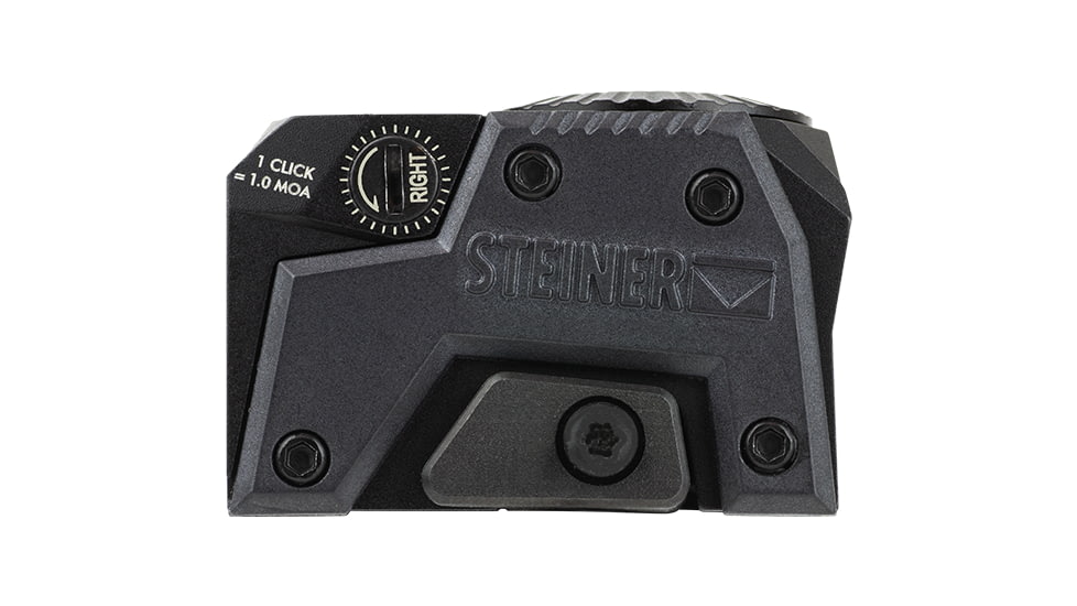 Steiner MPS 2.0 1x Micro Pistol Reflex Red Dot Sight, 3.3 MOA Dot Reticle, Black, 8700000040