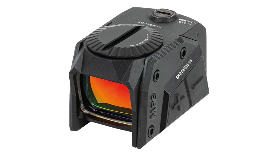 Steiner MPS 2.0 1x Micro Pistol Reflex Red Dot Sight, 3.3 MOA Dot Reticle, Black, 8700000040