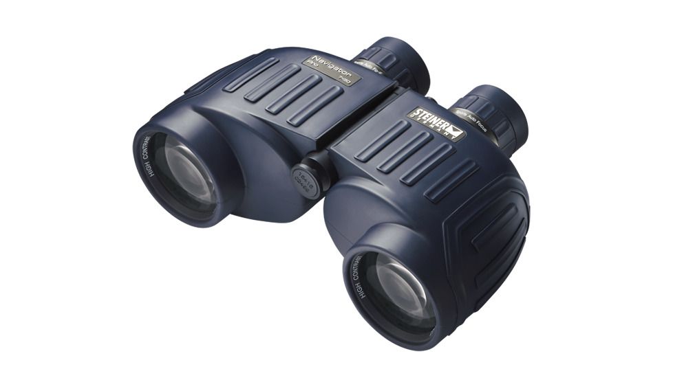 Steiner Navigator Pro 7x50mm Porro Prism Binocular, NBR Long Life Rubber Armoring, Navy Blue, 7655