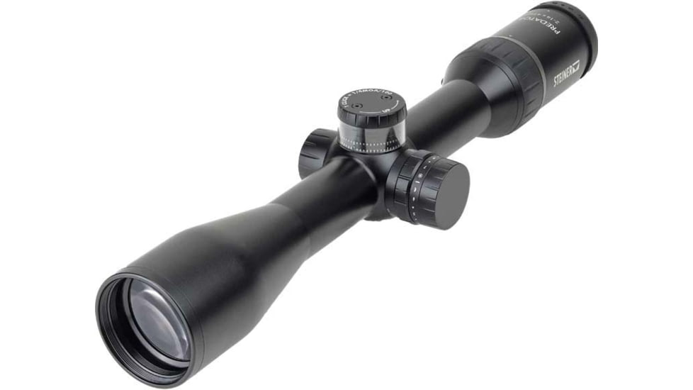Steiner Predator 8 Series Rifle Scope, 2-16x42mm, 30mm Tube, Second Focal Plane, Ballistic E3 Reticle, Black, 3002