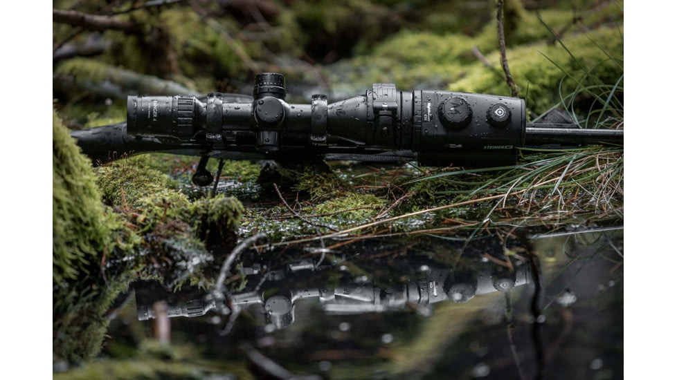 Steiner Predator 4S 4-16x44mm Rifle Scope, 30mm, Second Focal Plane, Short E3 Reticle, Black, 8777