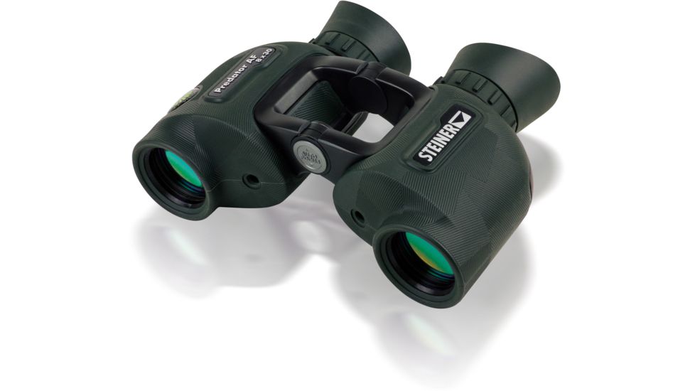 USED Steiner Predator AF 10x42mm Porro Prism Binoculars, NBR Long Life Rubber Armoring, Black, 2046, EDEMO1