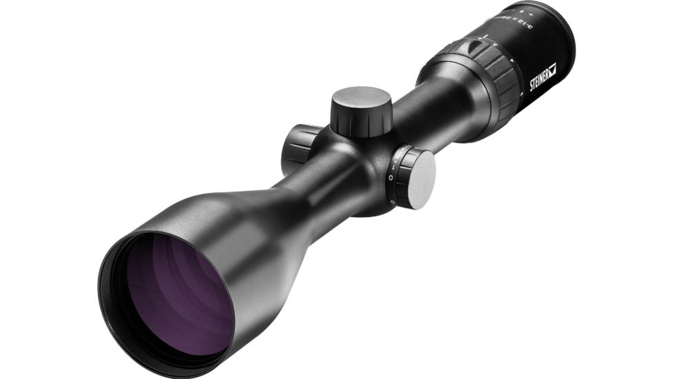 Steiner H4Xi Rifle Scope, 3-12 x, 56 mm, 30 mm, Second Focal Plane (SFP), Plex S1, Matte Black, Black, 5250