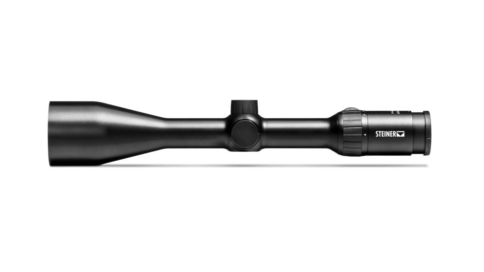 Steiner H4Xi 4-16x56 mm Rifle Scope, 30 mm Tube, Second Focal Plane, Black, Matte, Red Plex S1 Reticle, MOA Adjustment, 5251
