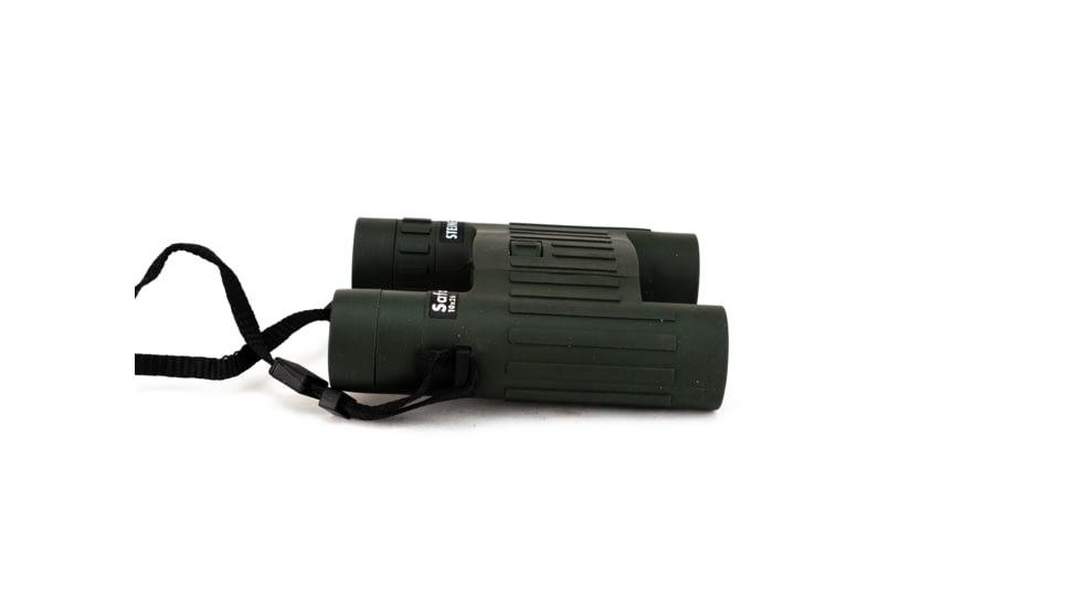 Steiner Safari 10x26mm Roof Prism Binoculars, NBR Long Life Rubber Armoring, Green, 2040