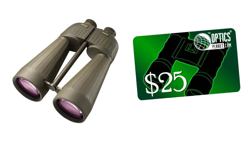 Steiner Senator 15x80 Giant Porro Prism Waterproof Tripod Adaptable Binocular and FREE 25 OpticsPlanet Gift Certificate