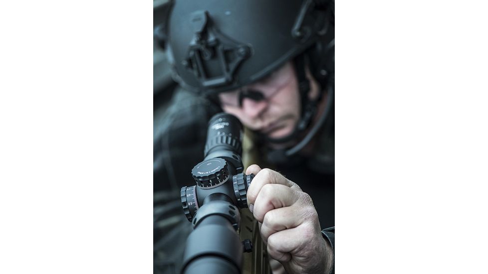 DEMO, Steiner T5Xi 5-25x56 mm Rifle Scope, 34 mm Tube, First Focal Plane, Black, Matte, Red SCR MOA Reticle, Mil Rad Adjustment, 5126-DEMO