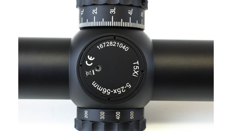 Steiner T5Xi 5-25x56 mm Rifle Scope, 34mm Tube, First Focal Palne, Red SCR Reticle, Matte, Black, 5122