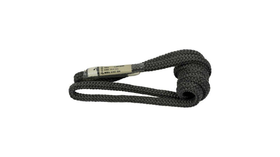 Sterling 6.8mm HollowBlock Loop 2, Black, 19in, SC0604THB019