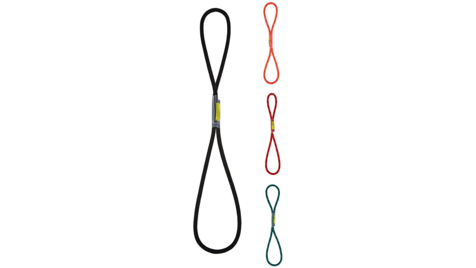 Sterling 8mm AZ Bound Loop Prusik, Ropes, Runners, Black, Orange, Red, Teal
