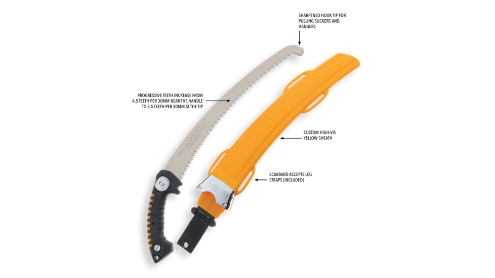 Silky Sugoi Pistol Grip Saw, Natural/Black/Yellow, 360mm, 390-36