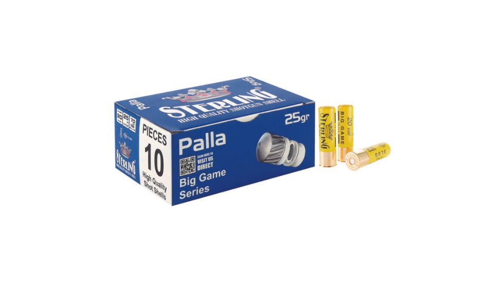 Sterling Tornado Slugs 20 Gauge 7/8 oz 2 3/4 in Shotgun Slugs Ammo, 10 Round, 8698779950323