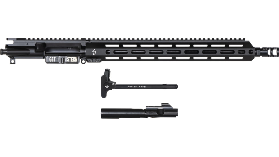 Stern Defense SD 16.1in MOD4 MLOK .40SW Upper Receiver Assembly, 15in M-LOK Handguard, .578-28 TPI, 1-16 Twist Rate, Black, 015SD15INMD4ML16.1INBR40SWKK