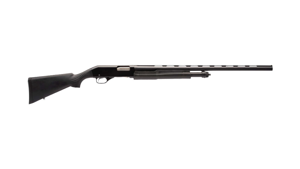 Stevens Arms 320 Field 3in Field Pump Shotgun, 12 Gauge, 28in BBL, Synthetic Black Stock, Blued, 19489