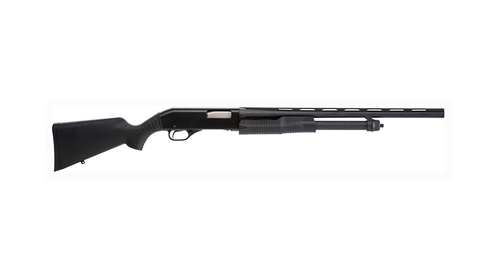 Stevens Arms 320 Field 3in Field Pump Youth Shotgun, 20 Gauge, 22in BBL, Synthetic Black Stock, Blued, 22437
