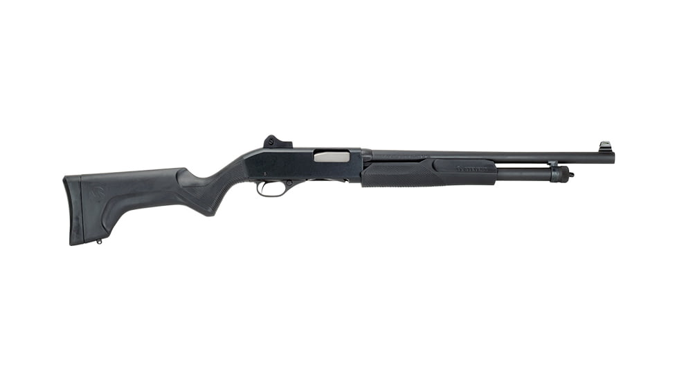 Stevens Arms 320 Security 3in Field Pump Shotgun, 12 Gauge, 18.5in BBL, Synthetic Black Stock, Ghost Ring, 5RD Capacity, Blued Black, 19487