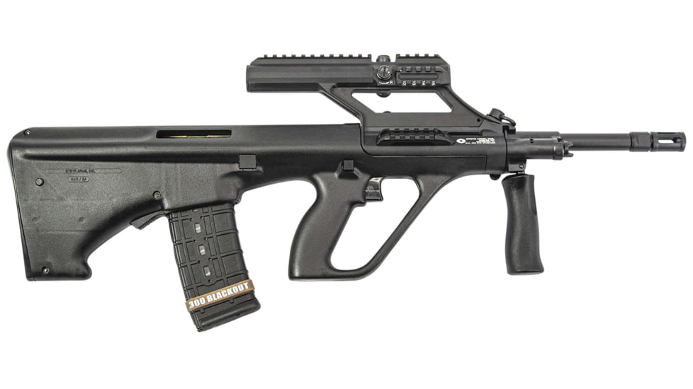 Steyr AUG A3 M2 Rifle, .300 AAC Blackout, 16 inch barrel, 30 Round Magazine, AUGM1BLKEXT300SP-FRRMPG