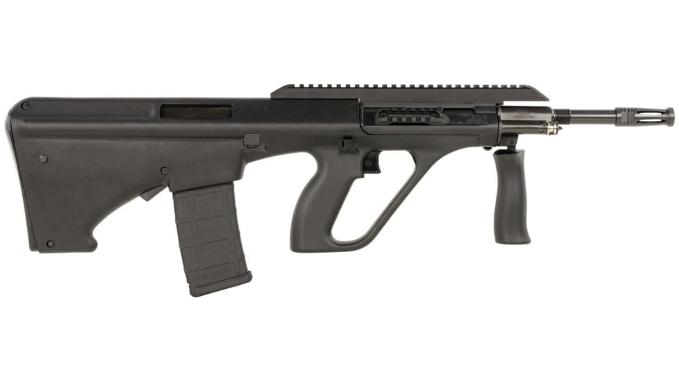 Steyr Aug A3 M2 Extended Rail Semi-Auto Rifle, 223 Rem/5.56 NATO, 16in Barrel, 1-9, Synthetic Black Stock, Black, 1-Mag 30RD, AUGM2BLKNATOEXT-FRRMPG