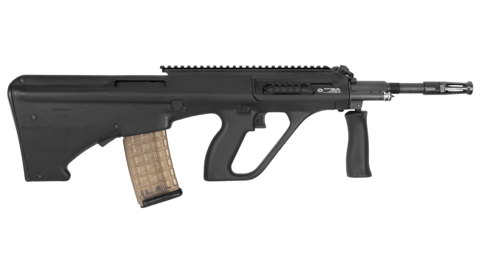 Steyr AUG A3 Semi-Auto Rifle, 5.56x45mm NATO, 16 in barrel, 1-9 Twist, Muzzle Brake, 30 Rounds, AUGM1BLKEXT-FRRMPG