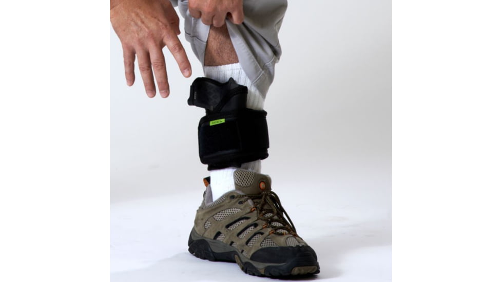 Sticky Holsters AnkleBiter Wrap System Leg Rig, Black, AnkleBiter