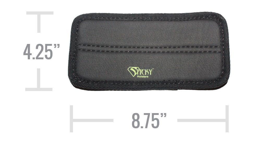 Sticky Holsters Hybrid Holster Pad, Black, Hybrid Holster Pad