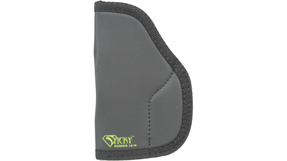 Sticky Holsters LG-1S Holster, 1911, 3-4 inch Barrel, Ambidextrous, Black, Large, LG-1S