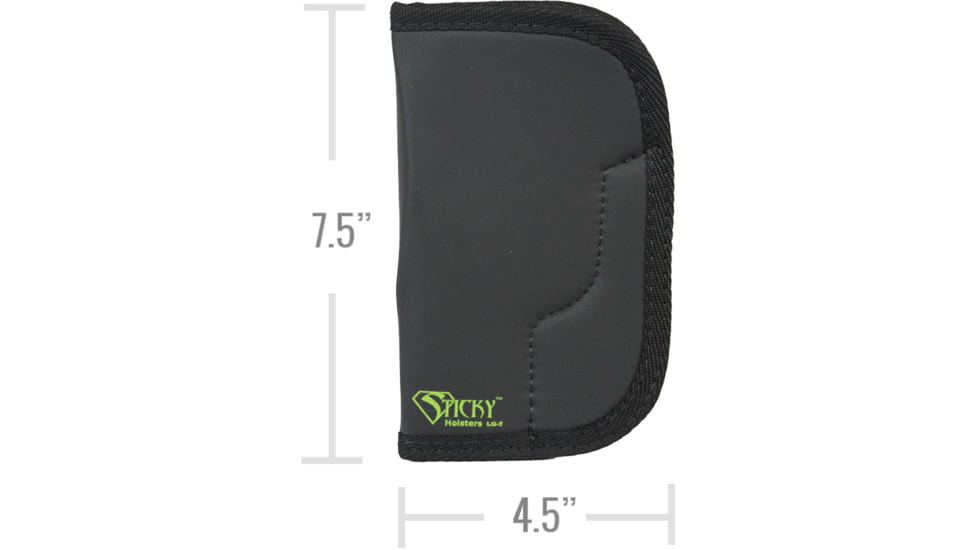 Sticky Holsters LG-5 Holster, S&amp;W 629, 4 inch Barrel, Ambidextrous, Black, Large, LG-5